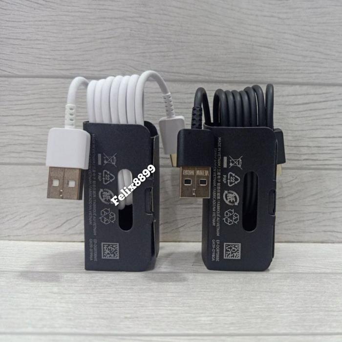 KABEL DATA SAMSUNG A22 M12 M22 M32 ORIGINAL 100% FAST CHARGING TYPE C  Putih