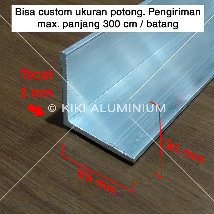 Profilés En L Aluminium 30 X 30 X 2 Mm (Cornières