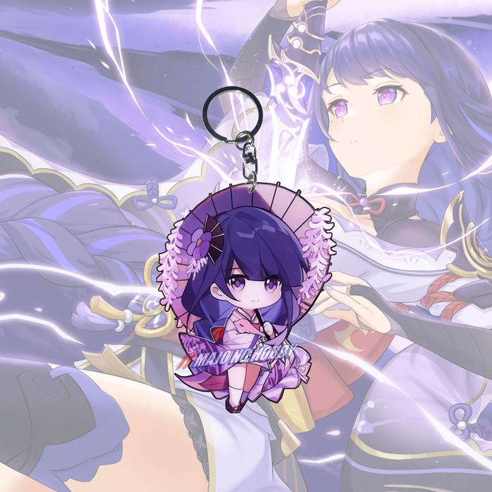 Gambar Gantungan Kunci Genshin Impact Raiden Shogun - Key Chain - Ganci dari STARSET00 undefined Tokopedia