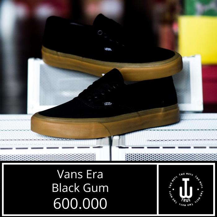 Jual Vans Original 100% Vans Era Black Gum Sepatu Vans - Main Image