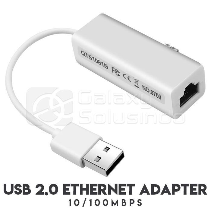 Jual USB 2.0 Adapter LAN QTS1081B Kota Malang GASOL