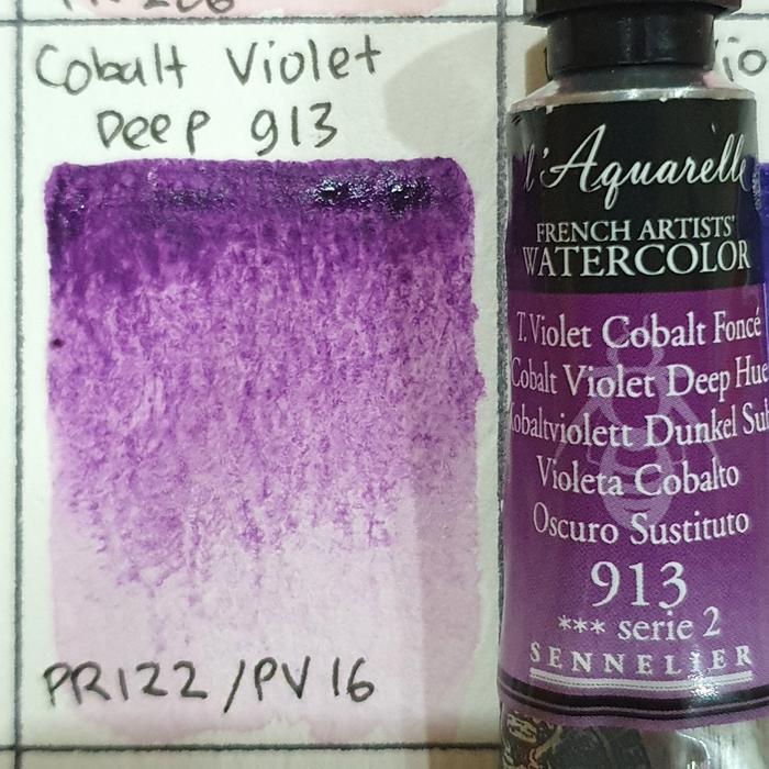 Gambar SENNELIER (II) Watercolor share half pan/ mini pan/ dot card cat air - CobaltViolet Li, Dot Card dari Kristysaquarelle undefined Tokopedia