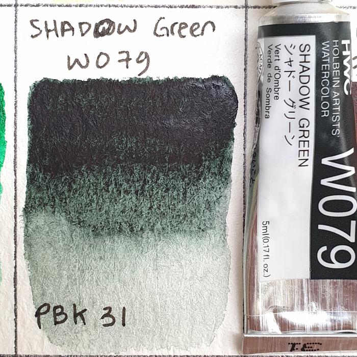 Gambar HOLBEIN (IV) Watercolor share half pan / mini pan / dot card cat air - Shadow Green, Dot Card dari Kristysaquarelle undefined Tokopedia