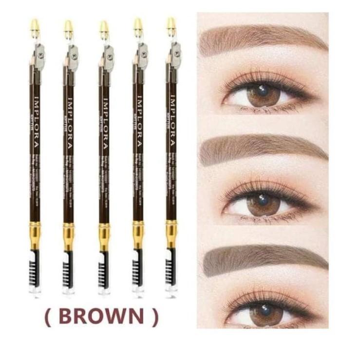 Gambar Implora Eyebrow Pencil / implora pensil alis - brwon / coklat dari Apotek Bersama Pekanbaru undefined Tokopedia