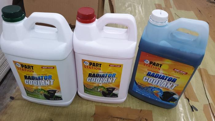 Jual Air Radiator Coolant 5 liter Part Station - hijau/merah/biru ...