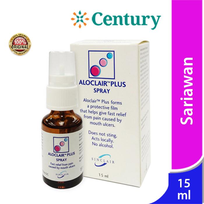 Gambar Aloclair Plus Spray 15ml / Spray Mulut / Sariawan dari Apotik Century undefined Tokopedia