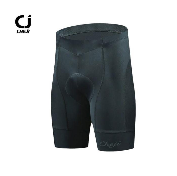 Gambar CHEJI Celana Sepeda Pendek Pria - Pro Padding VeonInsert - Luoya Men - Hitam, L dari TOKO883 undefined Tokopedia