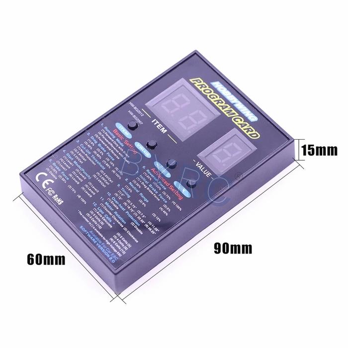 Gambar Esc hobbywing 10bl60 rtr upgrade hsp wltoys 144001 104001 124019 - Program card dari RC HOBBY CAR undefined Tokopedia