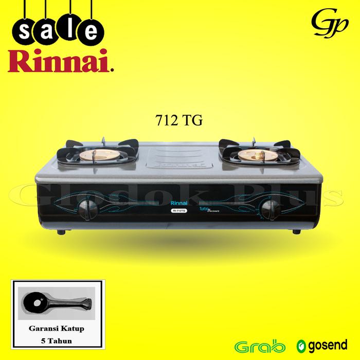 Jual Rinnai RI-712TG Kompor Gas 2 Tungku rinai RI712TG turbo burner 712 TG  - Jakarta Selatan - Glodok Plus | Tokopedia