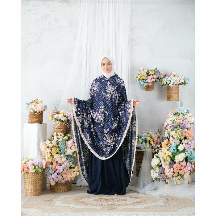 Gambar Mukena aruna 2in1 - navy dari BIMAEKO undefined Tokopedia