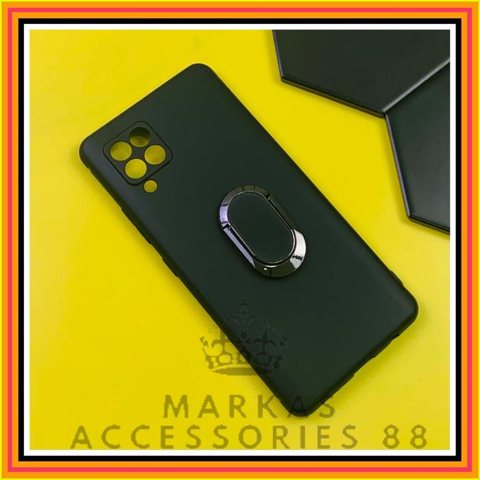 Gambar SAMSUNG GALAXY A42 / M42 5G CASE MACARON LIST I-RING SOFTCASE CAFELE - A42 5G, BLACK I-RING dari Markas acc 88 undefined Tokopedia