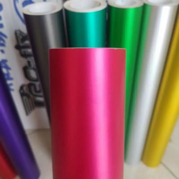 Gambar STIKER MOTOR PINK CHROME SUPER GLOSSY - PINK CHROME DOF dari SANJAYA_STICKER undefined Tokopedia