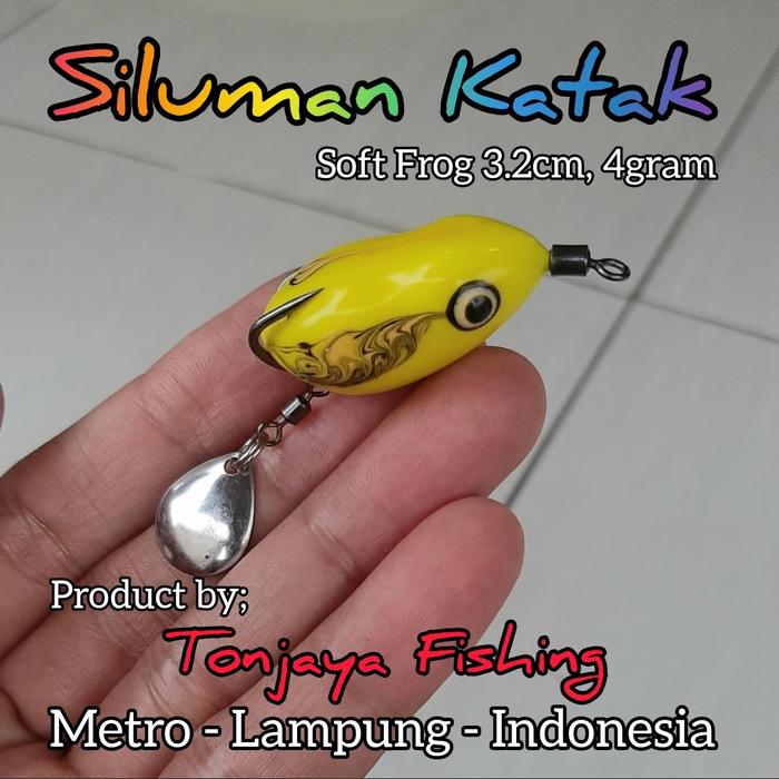 Gambar Soft Frog killer Siluman Katak 3.2cm 4gram dari Tonjaya Fishing undefined Tokopedia