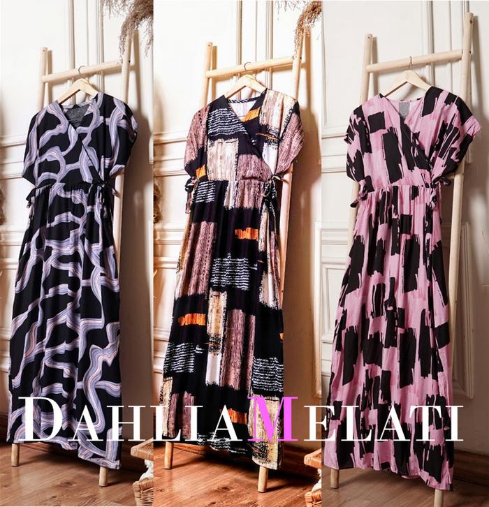 Gambar Daster Kimono Panjang Semata Kaki/Daster Busui Kimono Viral Kekinian - CONTOH dari Dahlia Melati Pusat undefined Tokopedia