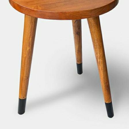 Gambar Round Table / Meja Tamu Bulat / Coffe Table - Hitam dari REIN BATIK undefined Tokopedia