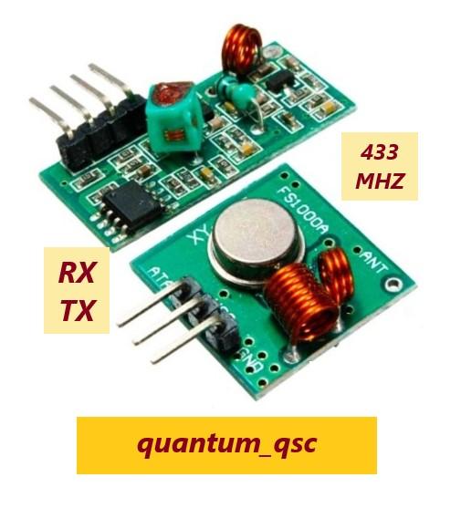 Jual 433MHZ RF WIRELESS TRANSMITTER & RECEIVER RX TX PAIR SET MODUL ...