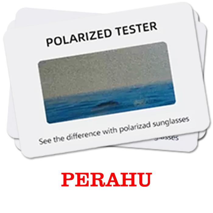 Gambar Kartu Test Kacamata Polarized - New Model - Perahu dari mushikyo undefined Tokopedia