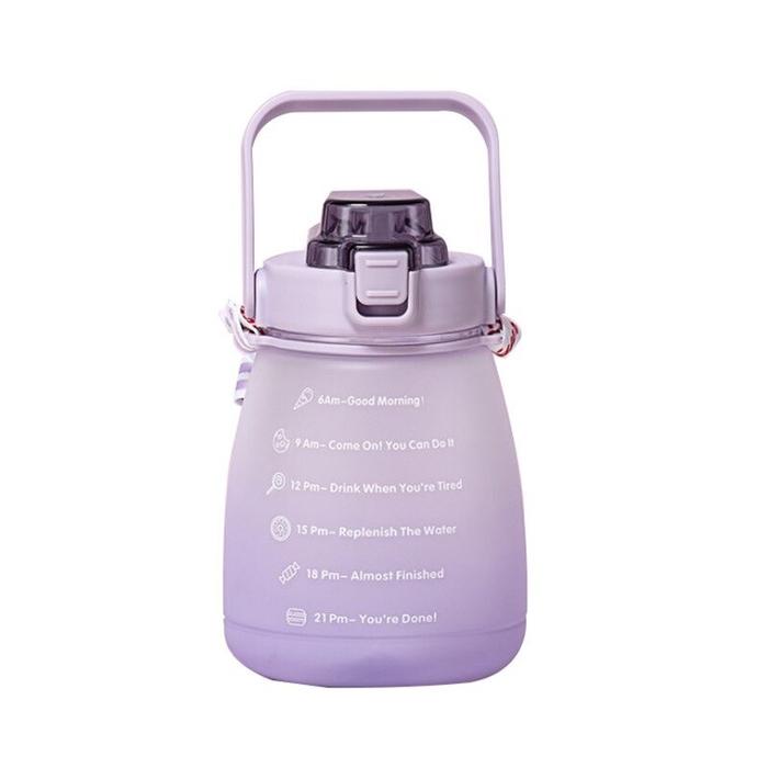 Gambar Botol Minum Viral Motivasi Botol Big Belly Botol Anak 1300 ml - Ungu dari Deffandra Store undefined Tokopedia