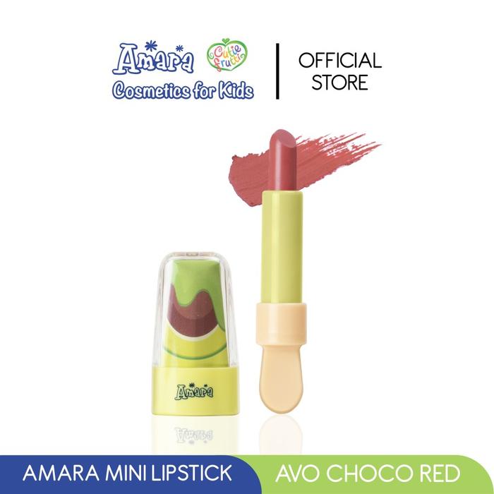 Gambar Amara Mini Lipstick - Avo Choco Red dari Sweet Pineapple @ undefined Tokopedia