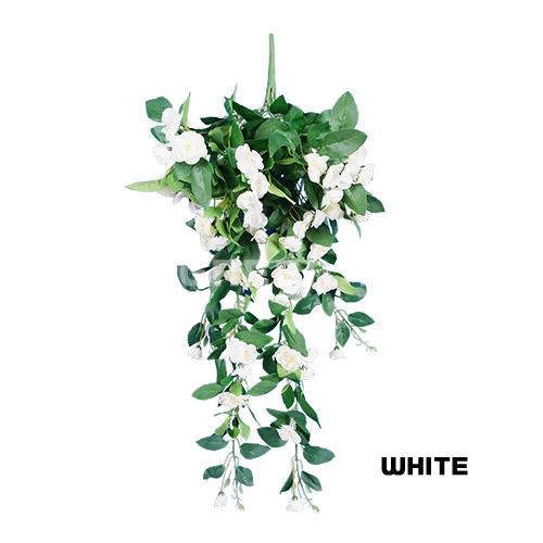 Gambar DAUN GANTUNG/ TANAMAN GANTUNG/ DAUN PALSU/ DAUN HIAS/ ELEGANS ROSE HAN - Putih dari Evergreen Trees Shop undefined Tokopedia