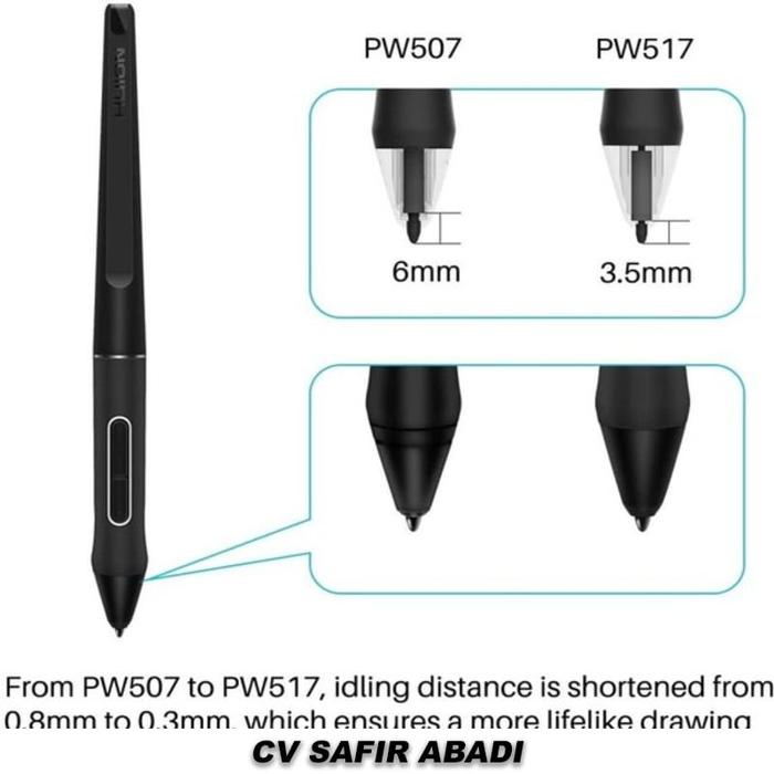 Huion Pen Pw517 Pena Pengganti Kamvas 13 Gt133 Gs1331 16 22