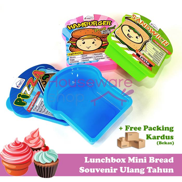 Gambar Lunch Box Gambar Tempat Makan Souvenir Ulang Tahun - Mini Bread dari Houseware Shop ID undefined Tokopedia