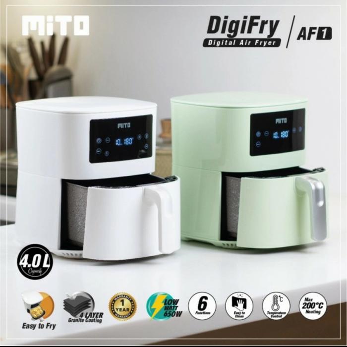 Gambar MITO Digital Air Fryer Go (DigiFry) AF1 AF-1 (4 Liter) MITO Deep Fryer dari Floeshop undefined Tokopedia