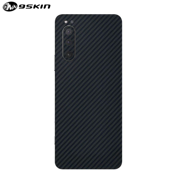 Gambar 9Skin Premium Skin Protector sony xperia 5 mark ii 2 - 3M Carbon Tex - Black Carbon, Back Only dari 9SKIN Premium undefined Tokopedia