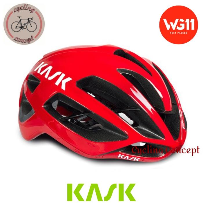 Kask Protone WG11 Helmet Bike Cycling Helm Sepeda Balap Red Merah S