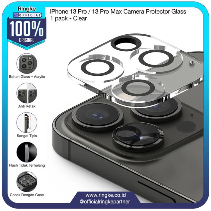 Gambar Camera Prootector Ringke Compatible For iPhone 13 mini / 13 / 13 Pro / 13 Pro Max Kamera Tempered Glass Clear Premium Protector Pelindung Bening Clear Pemasangan Mudah Tahan Gores - 13Pro/13ProMax dari Official Ringke Partner undefined Tokopedia