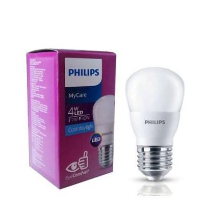 Gambar lampu bohlam philips led bulb 4 watt 4W 6500k - 3000k Putih / kuning - Putih dari Component jaya undefined Tokopedia