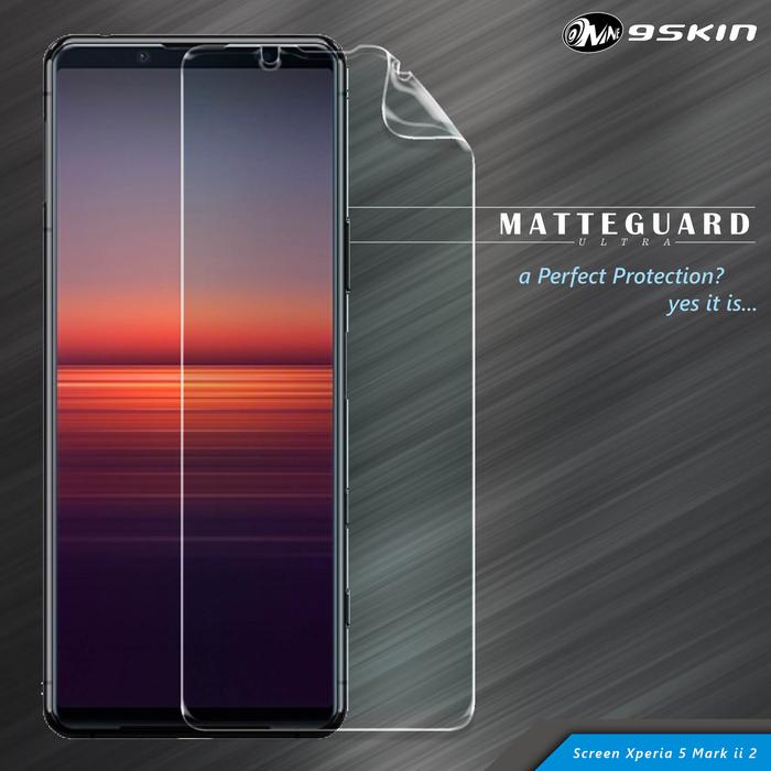 Gambar 9Skin Matte Guard Ultra MGU Screen & Back - sony xperia 5 mark ii 2 - Screen dari 9SKIN Premium undefined Tokopedia