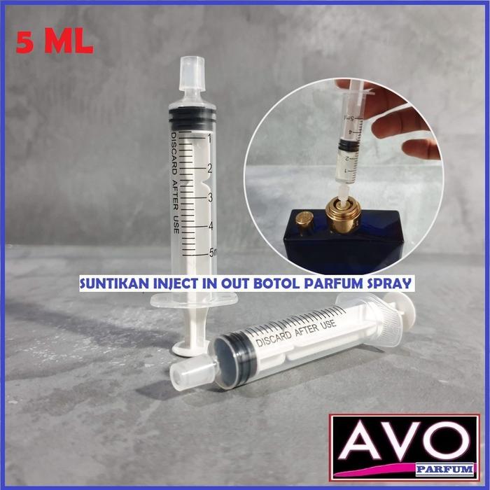 Gambar Suntikan Parfum inject in out Pemindah isi dari Botol Spray - 5 ML dari AVO PARFUM undefined Tokopedia