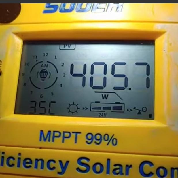 Real Solar Charge Controler SCC MPPT 12v 24v 30A Best Performance