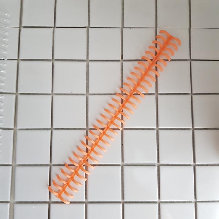 Gambar Ring Binder DIY Spiral Binder Strip Loose Leaf Binding Strip - Orange dari Flashee undefined Tokopedia