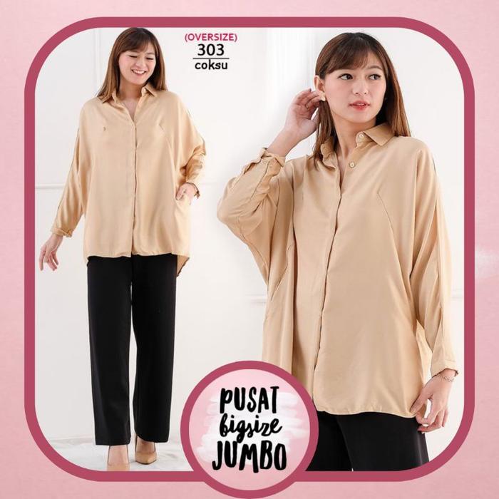 Gambar LD 120 - ATASAN BAJU JUMBO BIGSIZE HAMIL PREMIUM BATWING KALONG AA - 303 coksu dari PUSAT BIGSIZE JUMBO undefined Tokopedia