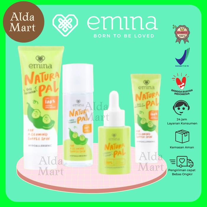 Gambar ALDA MART Emina Natura Pal Cleanser Pelembab Toner Serum Wajah dari Alda Mart undefined Tokopedia