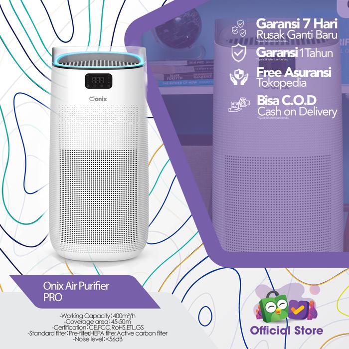 Gambar Xiaomi Air Purifier 3C True HEPA Filter 320 Real Time Sterilization - Onix Air Pro dari Terta Indonesia undefined Tokopedia