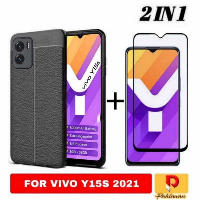 Jual PAKET 2 INC 1 Case Vivo Y15s New 
