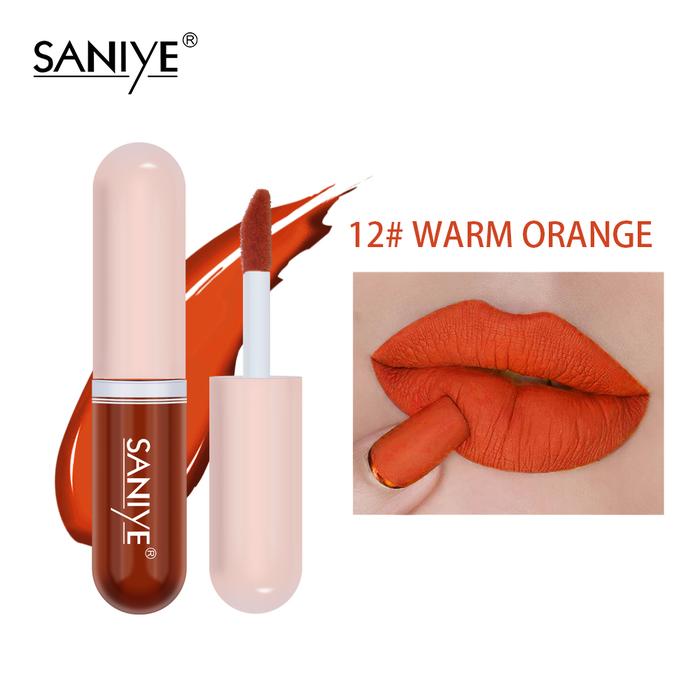 Gambar Saniye Lipstick Mini Matte Tahan Lama Waterproof Liquid Kosmetik Bibir - 12# dari SANIYE Official Store undefined Tokopedia