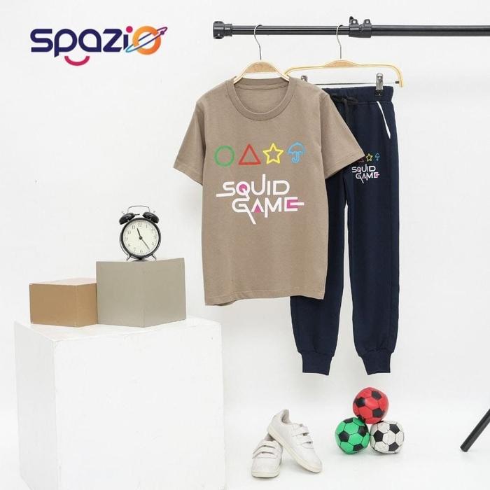 Gambar SETELAN ANAK VIRAL SQUID GAME by SPAZIO - MOTIF B, 16 tahun dari Pakaian Anak Surabaya undefined Tokopedia