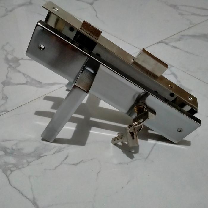 Gambar handle pintu besar set komplit kunci pintu besar minimalis - kotak minimalis dari lita teknik undefined Tokopedia