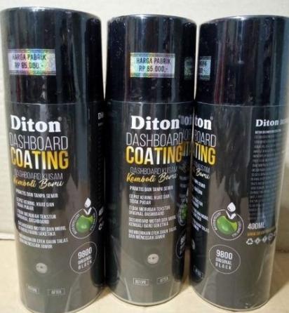Gambar Diton DASHBOARD COATING Original Black 9800 Pilok Pilox Cat Diton - 300 ml dari WAS MOTOR undefined Tokopedia