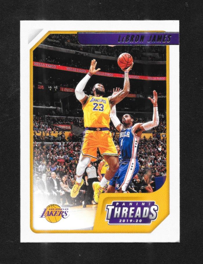 Jual Kartu Basket Lebron James LA Lakers Chronicles Threads 2020