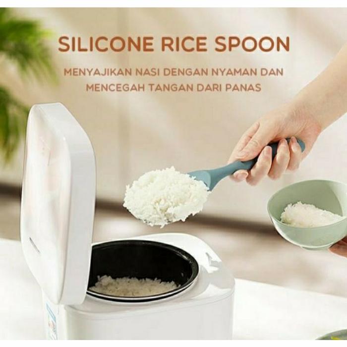 Gambar Samono Silicon Kitchen Utensil Sutil Spatula Sodet SKW001 SKW002 Bagus - SKW003-Ctg Nasi dari Akar Jaya Communication undefined Tokopedia