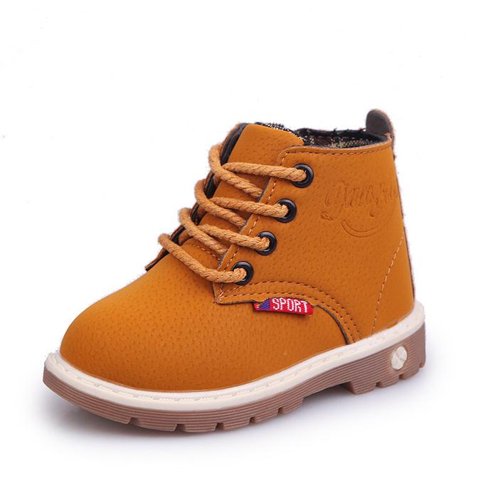 Gambar SYALU SEPATU BOOTS ANAK IMPORT DM TAN - TAN, 21 dari syalu undefined Tokopedia