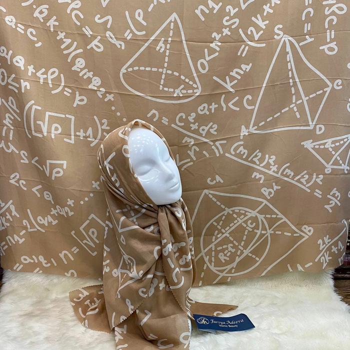 Gambar Hijab jilbab kerudung katun premium motif denay LC motif 16 - motif 4 dari karunia muslim undefined Tokopedia