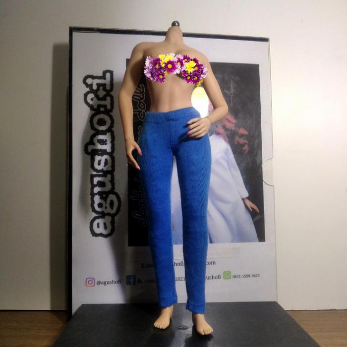 Gambar Celana barbie / celana panjang action figure women 11"-12" CB001 - Biru dari Agushofi undefined Tokopedia