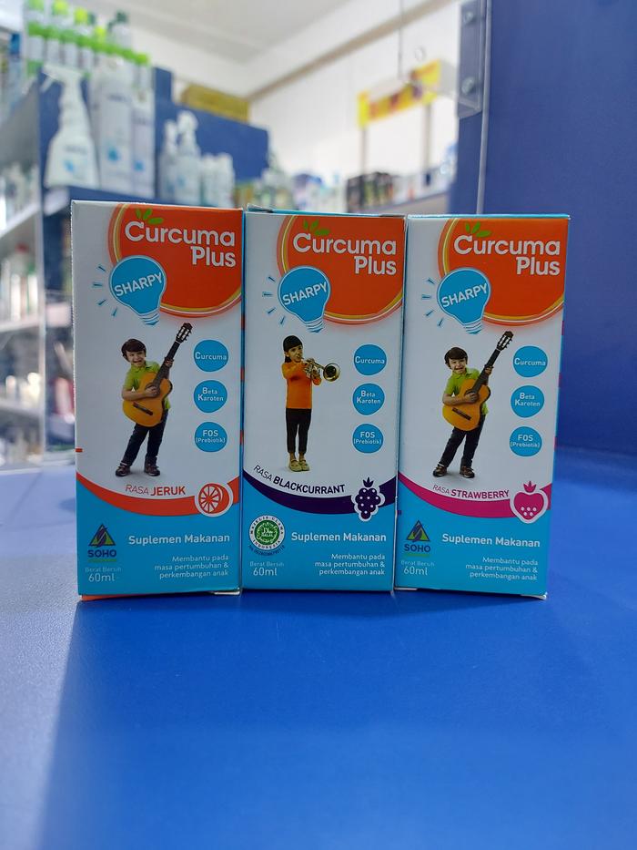 Gambar Curcuma Plus Sharpy Suplemen Sirup Anak 60ml - Jeruk dari Cordelia Farma Medikalindo undefined Tokopedia