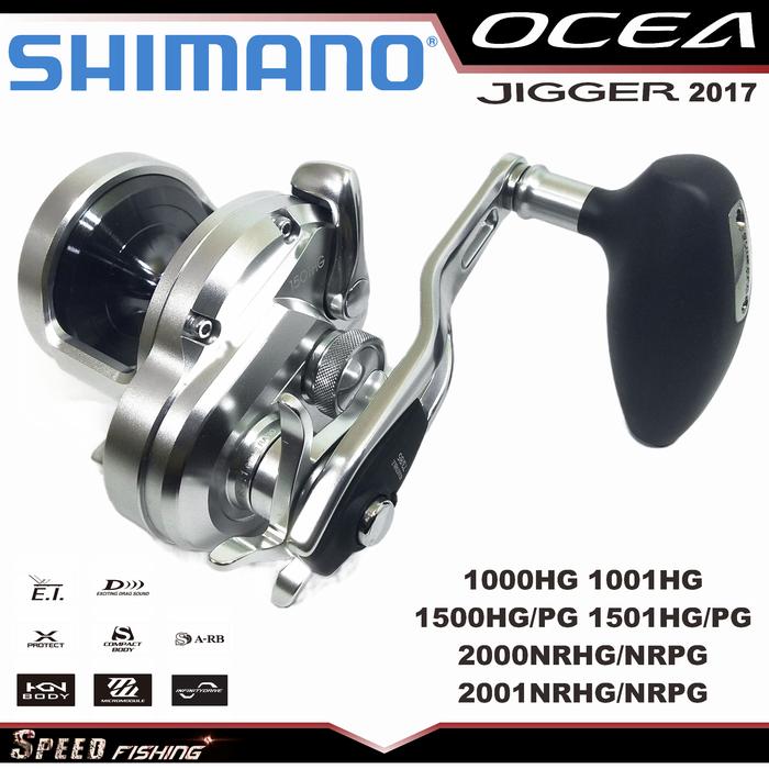 Jual Reel Shimano Ocea Jigger 1501 1500 2000 2001 PG HG OJ 2017